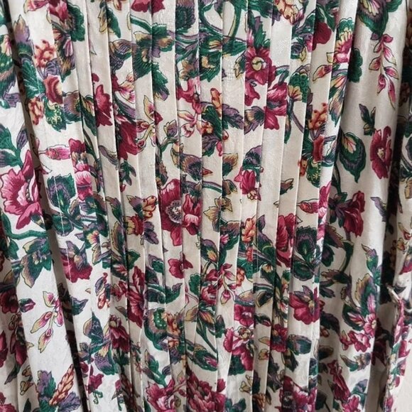 April Cornell Floral Maxi Dress Size Women's Large Boho Cottagecore Holiday - Picture 4 of 15